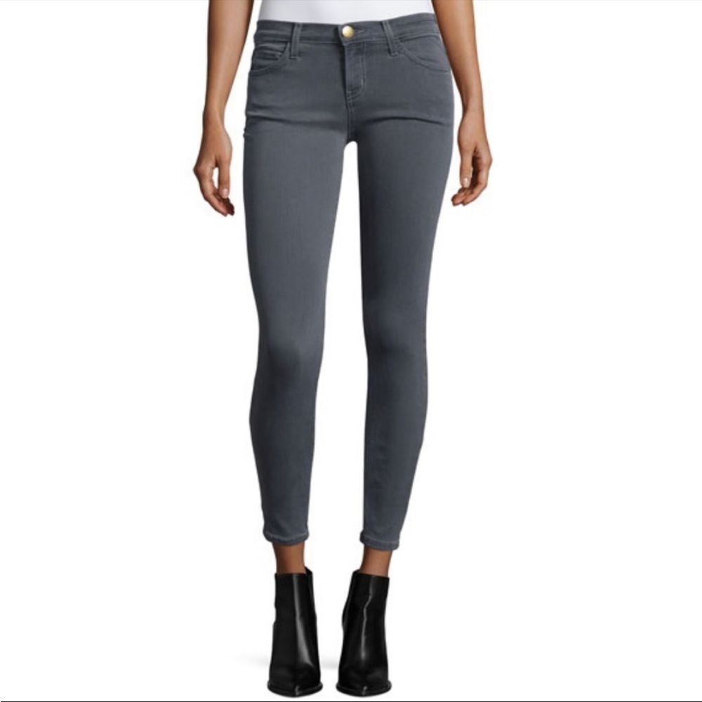 Current Elliott, Grey Stilletto Low Rise Crop Jeans, size 25